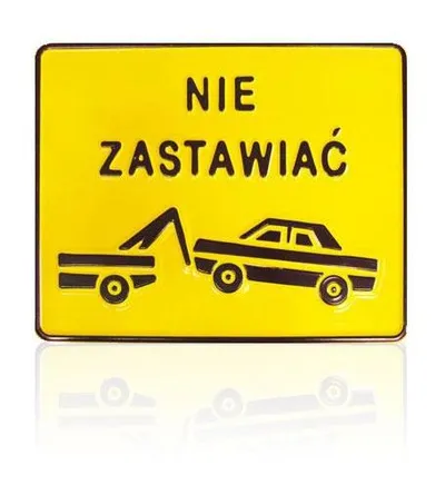 Tablica 23*29CM Nie Zastawiać