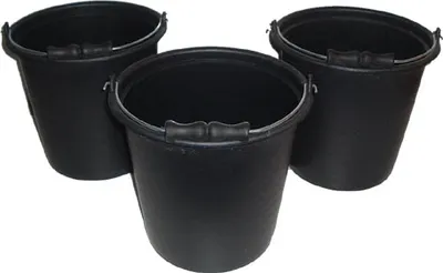 Wiadro Budowlane Plastikowe Z Rączką 20 Litrów