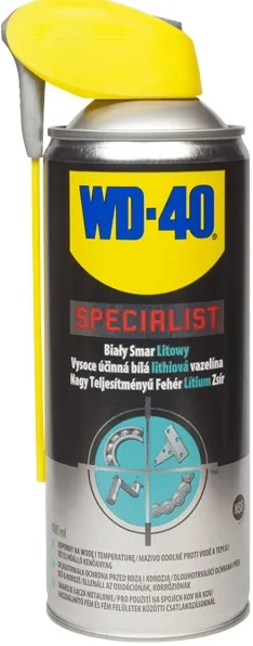 WD-40 Specialist Smar Litowy 400ml Aerozol - Biały
