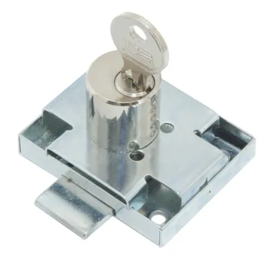 Zamek Meblowy ZMB-1 Niklowany LOB