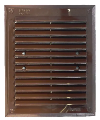 Kratka Wentylacyjna Z Siatką 175*215MM - Brązowa
