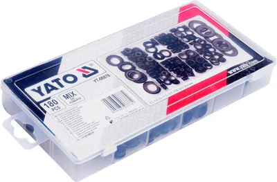 Zestaw Przelotek Gumowych 180 szt. Mix YATO