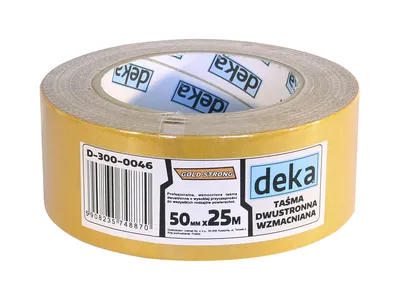 Taśma Dwustronna Wzmacniana Gold Strong 50*25 DEKA