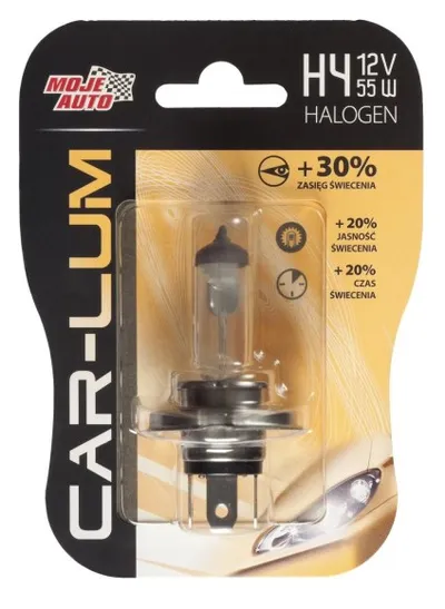 Żarówka Halogenowa 12V 60/55W H4 MOJE AUTO VIRAGE