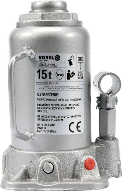 Podnośnik Hydrauliczny Słupkowy 15T VOREL