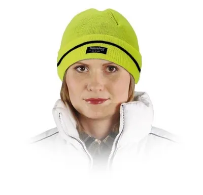 Czapka Bawełniana Czbaw-Thinsul Y XL - Żółta