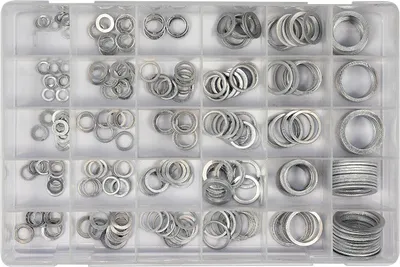 Zestaw Podkładek Aluminiowych 300 szt. Mix Rozmiarów YATO
