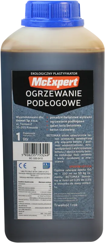 Plastyfikator Do Ogrzewania Podłogowego 1l MC EXPERT