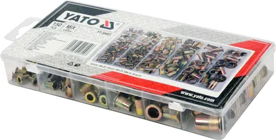 Zestaw Nitonakrętek Stalowych M3- M10, 150 szt. YATO