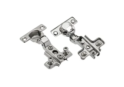 Zawias Wpuszczany Mini FI26 + Prowadnik H=0 Z Euro Wkrętami
