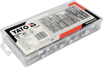 Sworznie Z Łbem I Otworem 60 szt. YATO