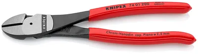 Szczypce Tnące Boczne O Zwiększonym Przełożeniu 200mm KNIPEX