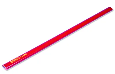 Ołówek 176mm Ciesielski Hb STANLEY - Czerwony