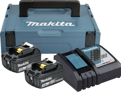 Zestaw Zasilający 18V Makpac 2*3.0AH BL1830B+DC18RC MAKITA