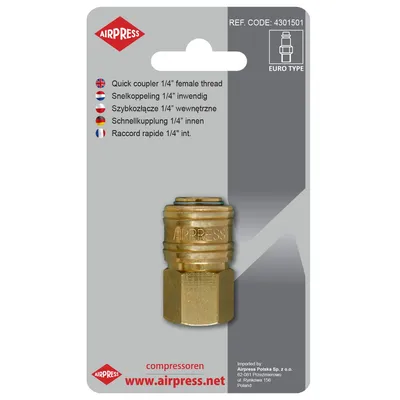 Szybkozłącze Z Gwintem Wewnętrznym 1/4'' AIRPRESS