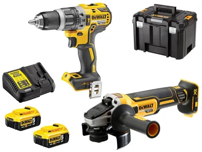 Zest. Elektronarzędzi Akum. DCD796+DCG405 2*5.0AH DEWALT