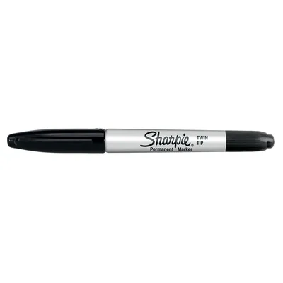 Marker Sharpie Twin Tip - Czarny