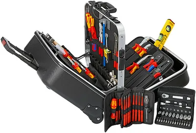 Walizka Narzędziowa 'big Twin Move' Dla Elektryków 63-CZĘŚCI KNIPEX