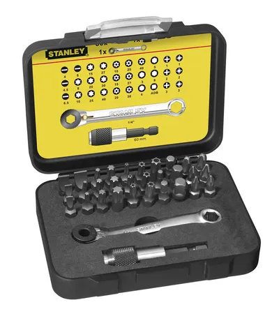 Zestaw Bitów 1/4 32 szt. STANLEY