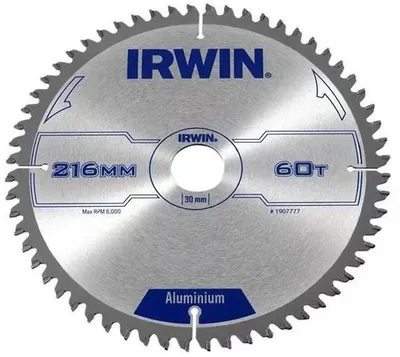 Piła Spiekowa Do Aluminium Csb 216*30MM/60T IRWIN