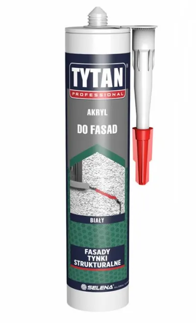 Akryl TYTAN Do Fasad 280ml - Biały