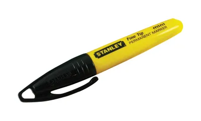 Marker Mini Okrągła Końcówka STANLEY - Czarny