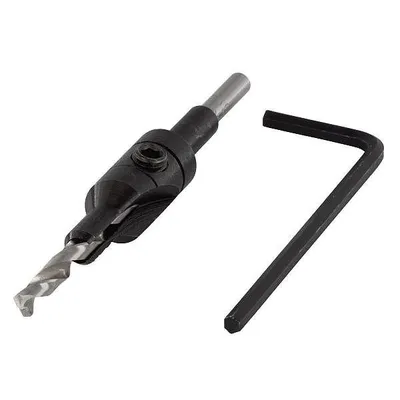 Nawiertak Z Fazownikiem 5mm Dla Wkrętów Do 3.5mm WOLFCRAFT