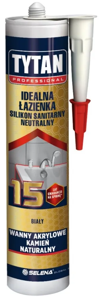 Silikon TYTAN Sanitarny Idealny Dom 280ml - Biały