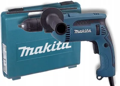 Wiertarka Udarowa 680W Uchwyt Szybkomocujący+waliz MAKITA