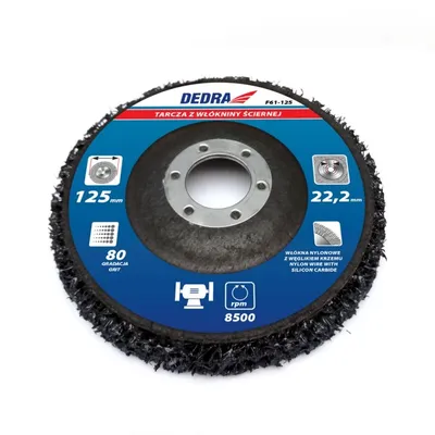 Tarcza Włókniny Ściernej 125mm DEDRA