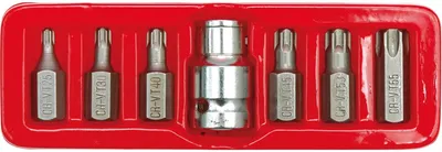 Zestaw Bitów Torx T25-T50 7 Sztuk VOREL