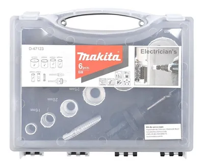 Zestaw Otwornic 9 szt. 16/20/25/32/40/51MM MAKITA