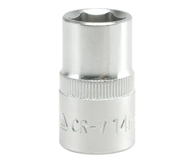 Nasadka Krótka 6-KĄTNA Chromowana 1/2'' 14mm YATO