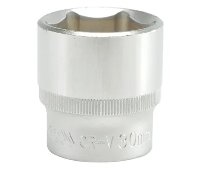 Nasadka Krótka 6-KĄTNA Chromowana 1/2'' 30mm YATO