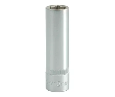 Nasadka Długa 6-KĄTNA Chromowana 1/2'' 15mm YATO