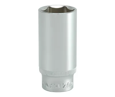 Nasadka Długa 6-KĄTNA Chromowana 1/2'' 27mm YATO