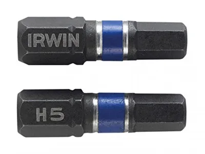 Grot Udarowy Jednostronny, Bit, Końcówka 25mm 2 szt. HEX5 IRWIN