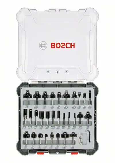 Zestaw Frezów 30 szt. Uchwyt 6mm BOSCH
