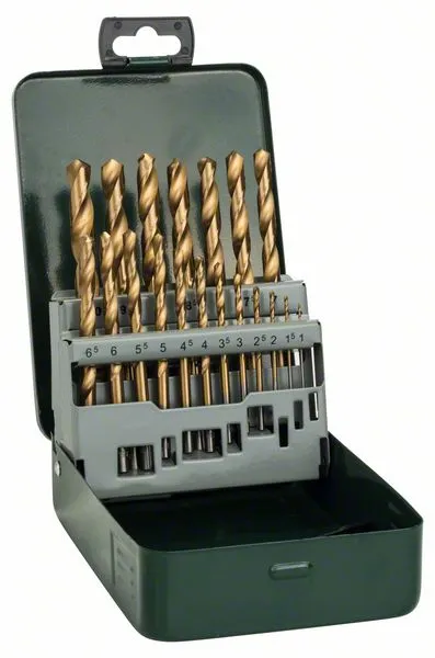 Zestaw Wierteł Do Metalu Hss-Tin 19 szt. 1-10MM BOSCH