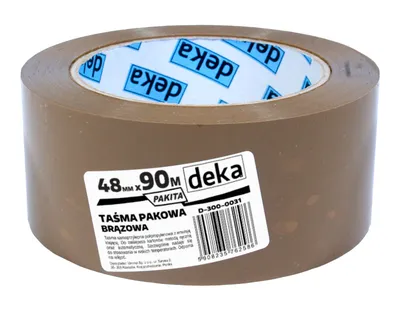 Taśma Pakowa Pakita 48MM*90M DEKA - Brązowa