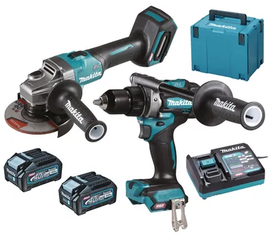 Zestaw Combo 40V Xgt DF001G+GA005G 2*4.0AH Makpac MAKITA