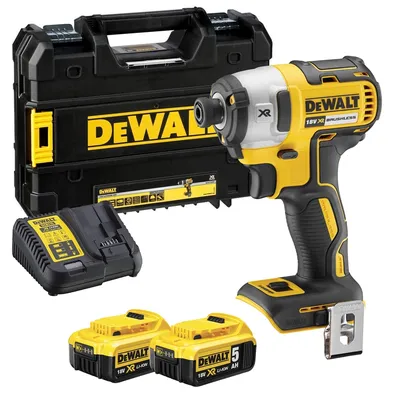 Zakrętarka Akumulatorowa 18V 1/4'' 2*5,0AH Li-Lon DEWALT