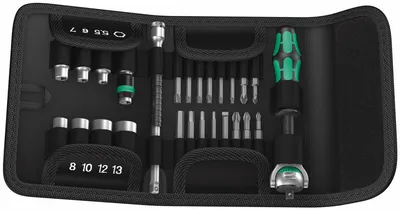 Zestaw Wkrętaków+nasadki Kraftform Kompakt 1/4' Zyklop 26 Cz. WERA