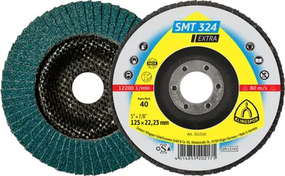 Lamelka SMT324 Gew 125mm Granulacja 40 321510 KLINGSPOR