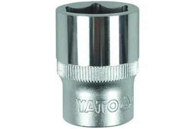 Nasadka Krótka 6-KĄTNA Chromowana 1/2'' 9mm YATO