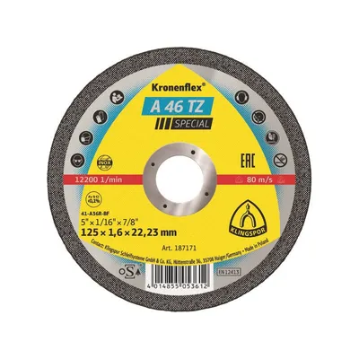 Tarcza Płaska A46TZ T1A 230*1.9*22 224084 KLINGSPOR