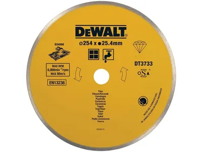 Tarcza Diamentowa Do Płytek 250mm DEWALT