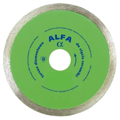 Tarcza Diamentowa Gładka Do Glazury Alfa 115mm IN CORPORE