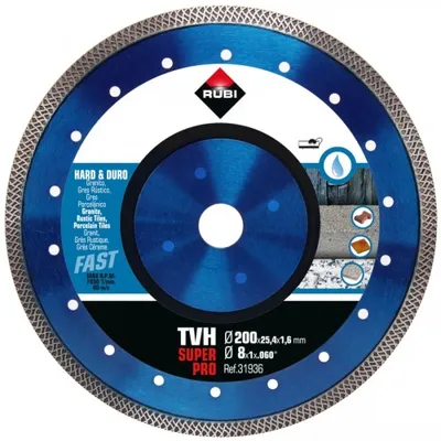 Tarcza Diamentowa Do Materiałów Twardych Tvh 200mm Superpro RUBI