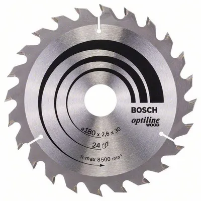 Piła Tarczowa-H Optiline Wood 180*2,6*30/20Z24 BOSCH